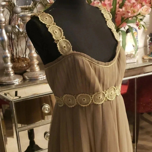 𝅺BADGLEY mischka cocktails dress size 6 - Picture 2 of 5